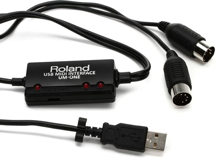 USB MIDI інтерфейс Roland UM-ONE mk2 фото 2
