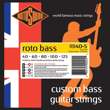 Струни для бас-гітари Rotosound RB40-5 фото 1