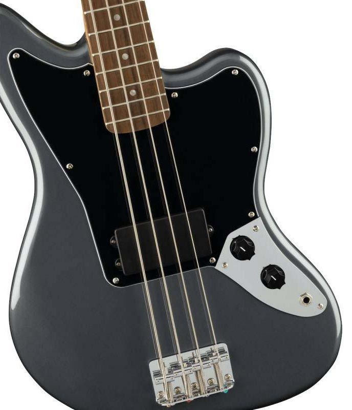 SQUIER by FENDER AFFINITY SERIES JAGUAR BASS LR CHARCOAL FROST METALLIC Бас-гитара SQ-0053 фото