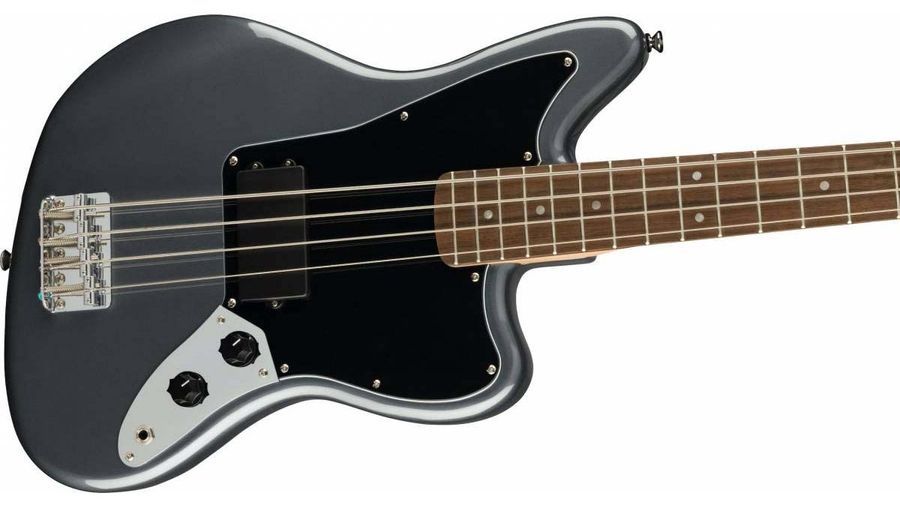 SQUIER by FENDER AFFINITY SERIES JAGUAR BASS LR CHARCOAL FROST METALLIC Бас-гітара SQ-0053 фото