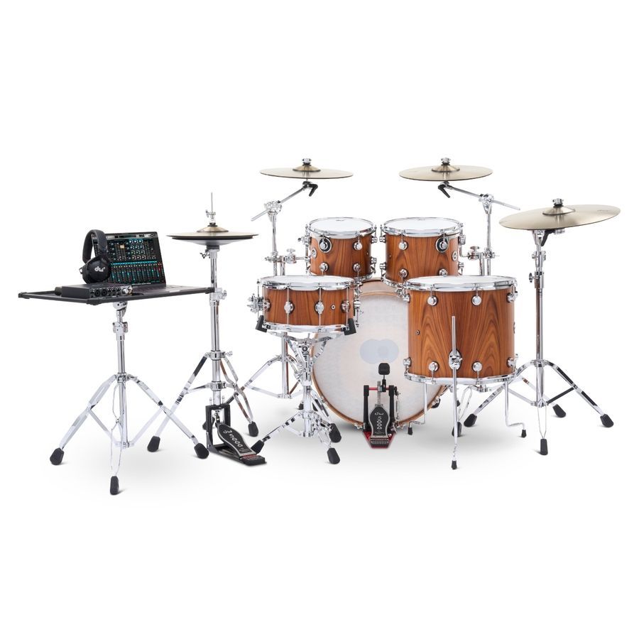 Ударна установка DW DEKTEX05TB440CP DWe Drum Kit Bundle, 5-Piece Limited DW-X376 фото