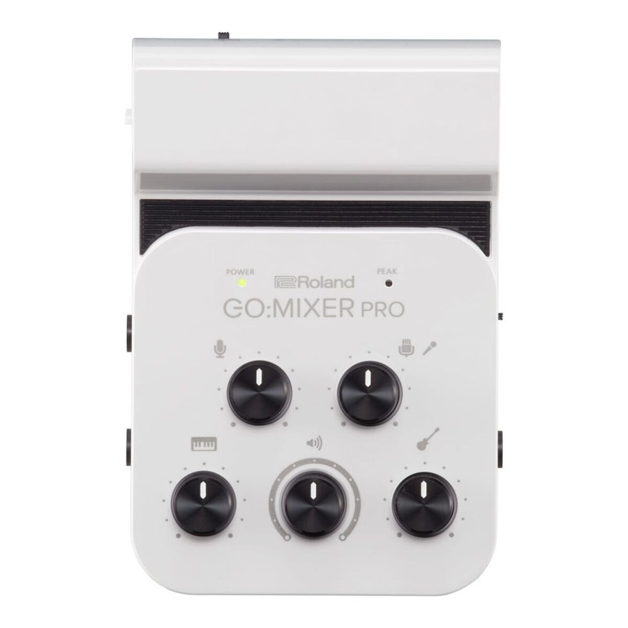 Roland Go:Mixer Pro аудіо-мікшер для смартфонів фото 1