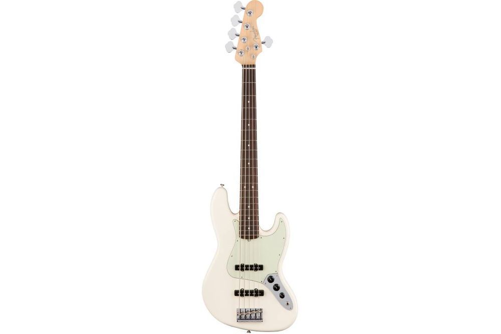 FENDER AMERICAN PROFESSIONAL JAZZ BASS V RW OLYMPIC WHITE Бас-гитара FE-0223 фото