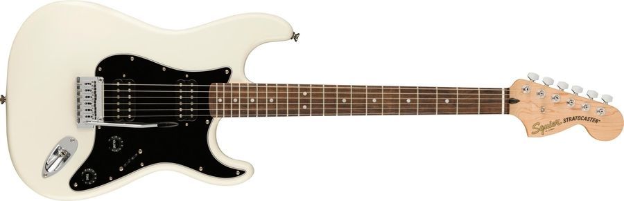SQUIER by FENDER AFFINITY SERIES STRATOCASTER HH LR OLYMPIC WHITE Электрогитара SQ-0076 фото