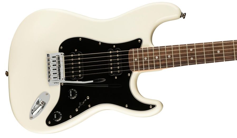 SQUIER by FENDER AFFINITY SERIES STRATOCASTER HH LR OLYMPIC WHITE Электрогитара SQ-0076 фото