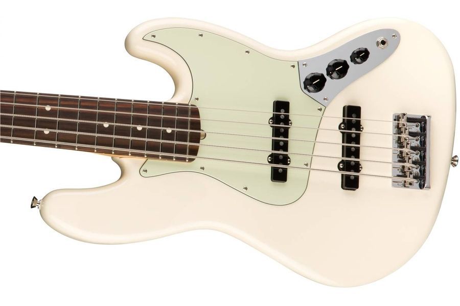 FENDER AMERICAN PROFESSIONAL JAZZ BASS V RW OLYMPIC WHITE Бас-гітара FE-0223 фото