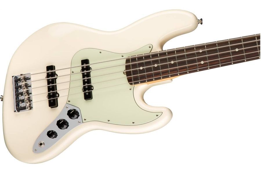 FENDER AMERICAN PROFESSIONAL JAZZ BASS V RW OLYMPIC WHITE Бас-гітара FE-0223 фото