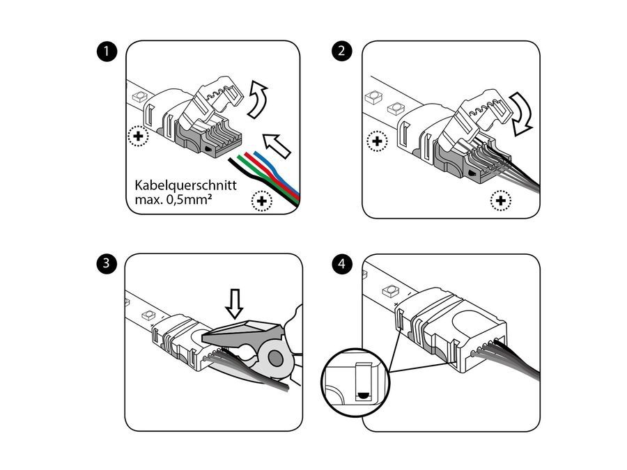 EUROLITE LED Strip flexible Connector 5Pin 12mm EL-1089 фото