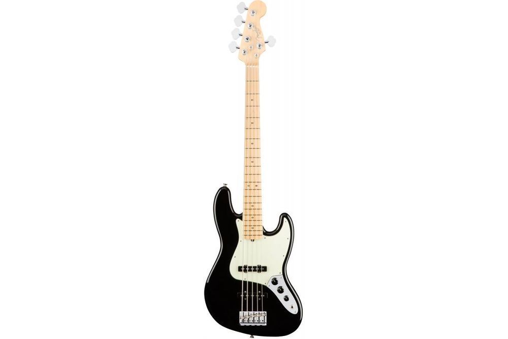 FENDER AMERICAN PROFESSIONAL JAZZ BASS V MN BLACK Бас-гитара FE-0222 фото
