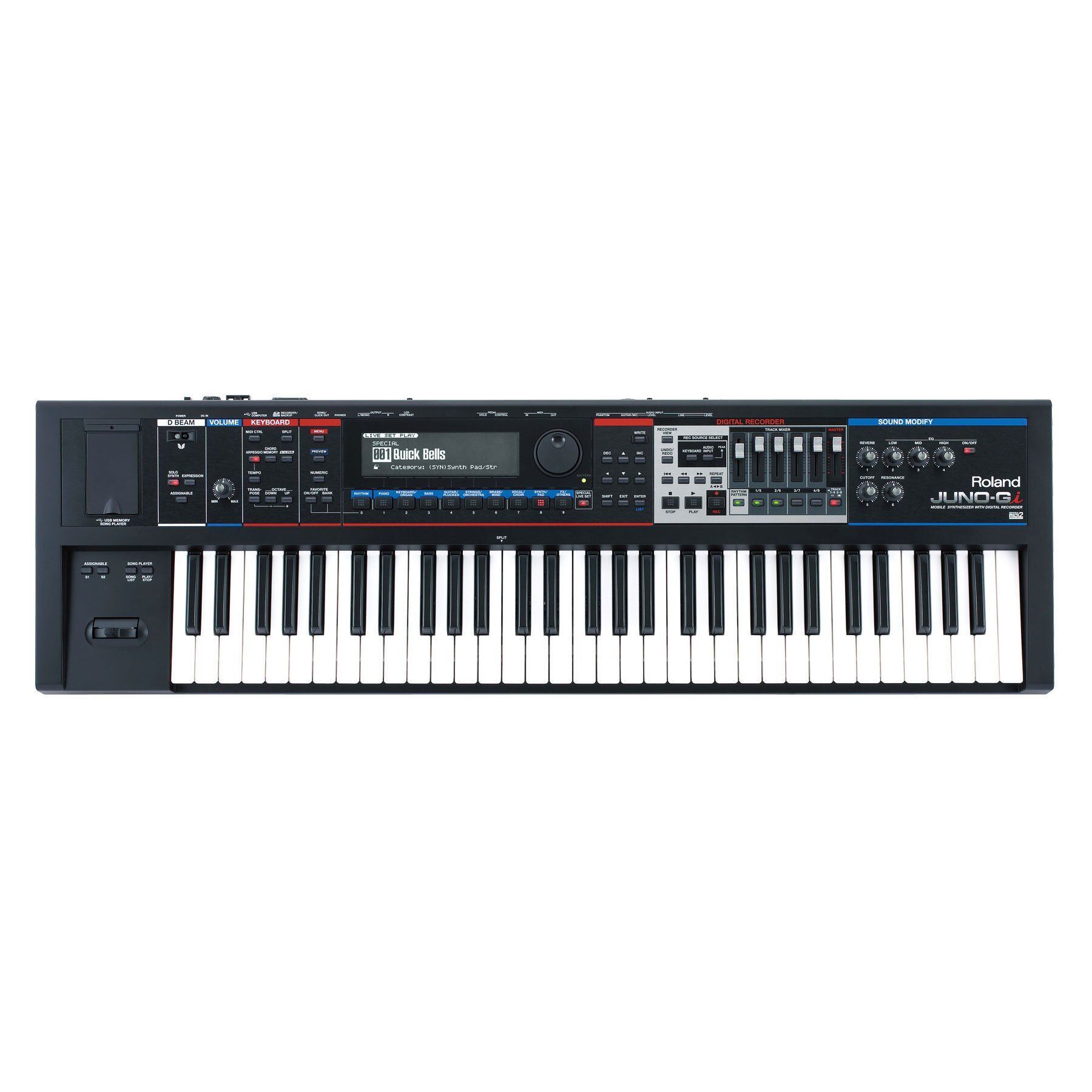 Клавишный синтезатор Roland Juno-Gi — купить от официального