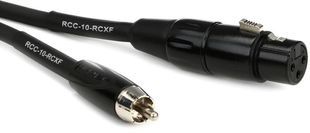 Коммутационный кабель &mdash; разъемы RCA "тюльпан" на XLR Female "мама" Roland RCC-10-RCXF (3 метра) RO-2223 фото