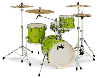 PDP PDNY1604EL New Yorker Shell Pack, 4-Piece Electric Green Sparkle Finish Ply PD-0146 фото