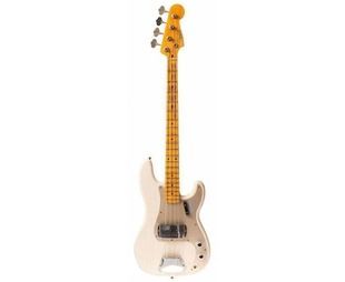 FENDER CUSTOM SHOP 1959 PRECISION BASS JOURNEYMAN RELIC AGED WHITE BLONDE Бас-гитара FE-0290 фото
