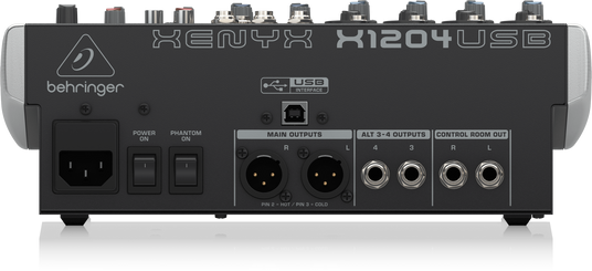 Микшерный пульт Behringer Xenyx X1204USB — купить от официального
