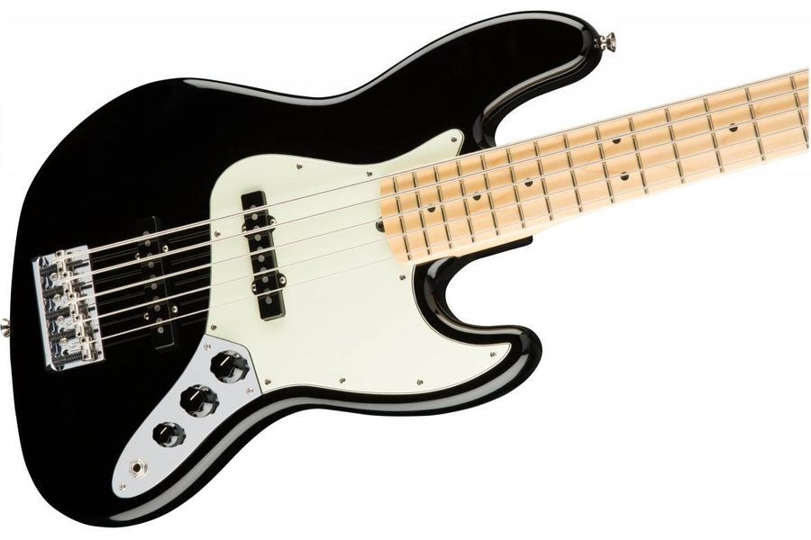 FENDER AMERICAN PROFESSIONAL JAZZ BASS V MN BLACK Бас-гітара FE-0222 фото