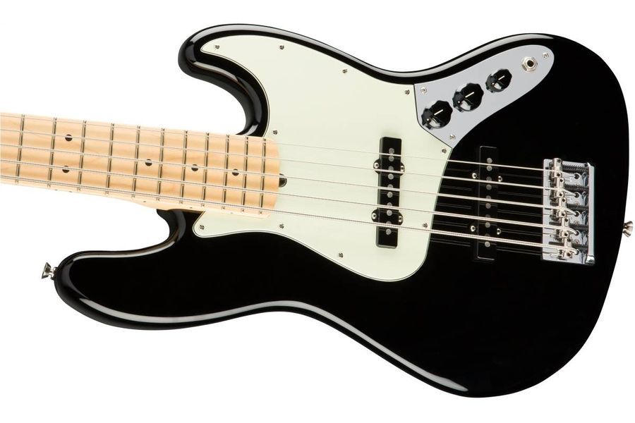 FENDER AMERICAN PROFESSIONAL JAZZ BASS V MN BLACK Бас-гітара FE-0222 фото