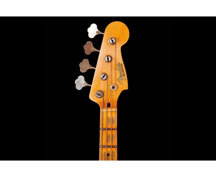 FENDER CUSTOM SHOP 1959 PRECISION BASS JOURNEYMAN RELIC AGED WHITE BLONDE Бас-гітара FE-0290 фото