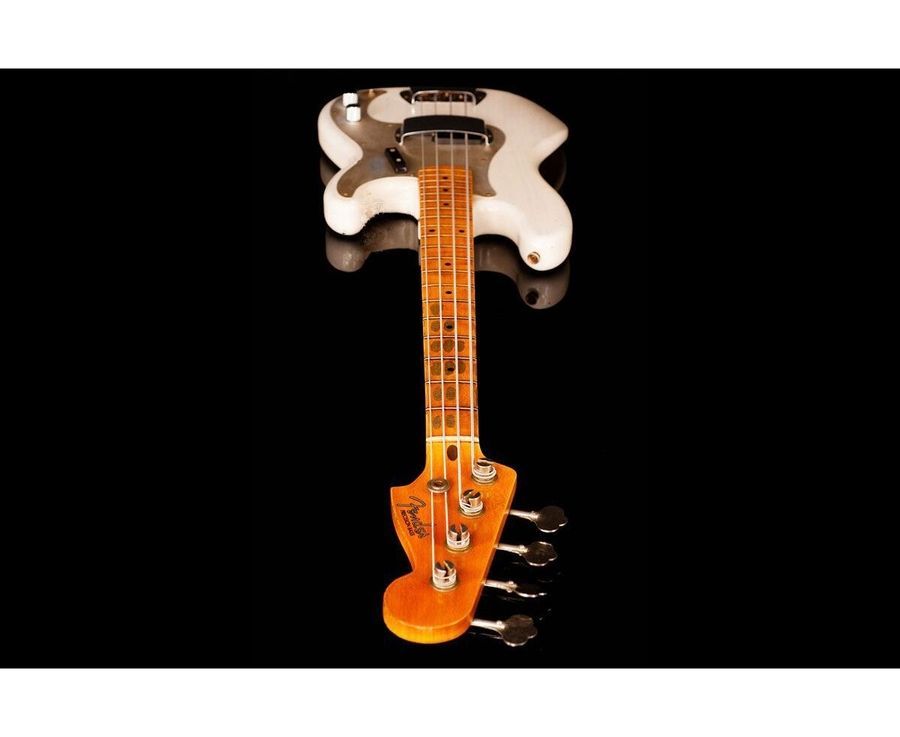 FENDER CUSTOM SHOP 1959 PRECISION BASS JOURNEYMAN RELIC AGED WHITE BLONDE Бас-гітара FE-0290 фото