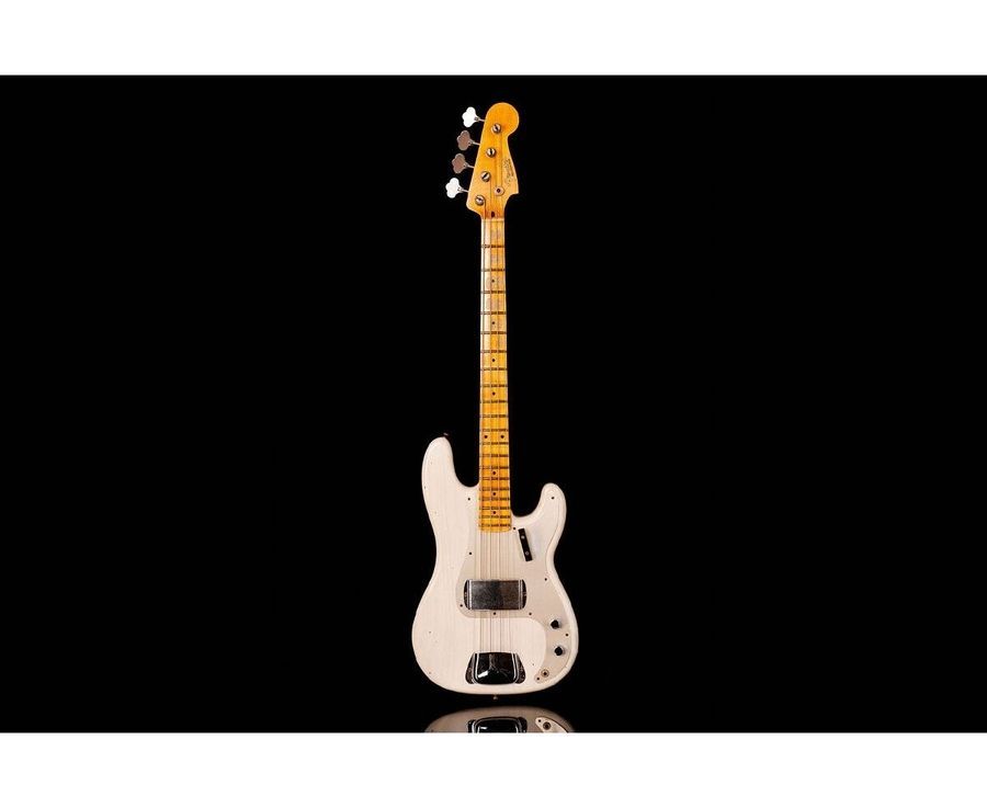 FENDER CUSTOM SHOP 1959 PRECISION BASS JOURNEYMAN RELIC AGED WHITE BLONDE Бас-гітара FE-0290 фото