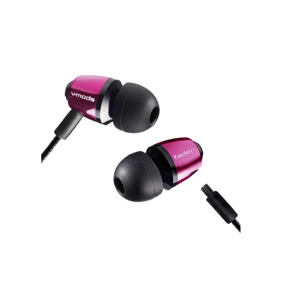 Міні навушники V-Moda Faders VIP - Electro Pink EA-VFD-PK фото 1