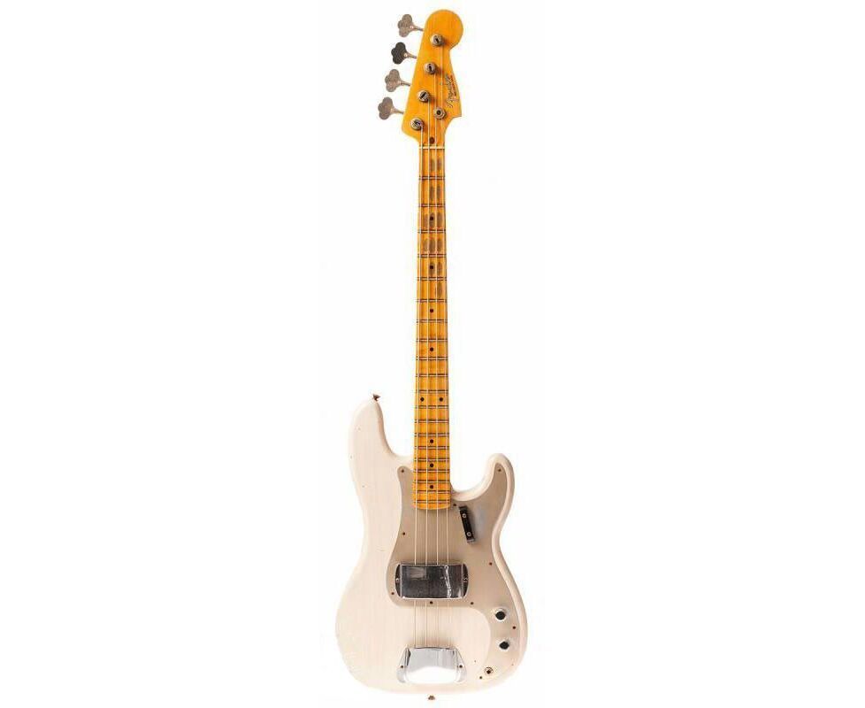 FENDER CUSTOM SHOP 1959 PRECISION BASS JOURNEYMAN RELIC AGED WHITE BLONDE Бас-гитара FE-0290 фото