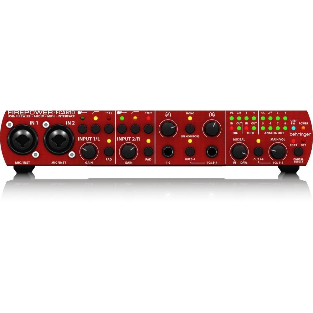 Аудиоинтерфейс Behringer Firepower FCA610 — купить от официального