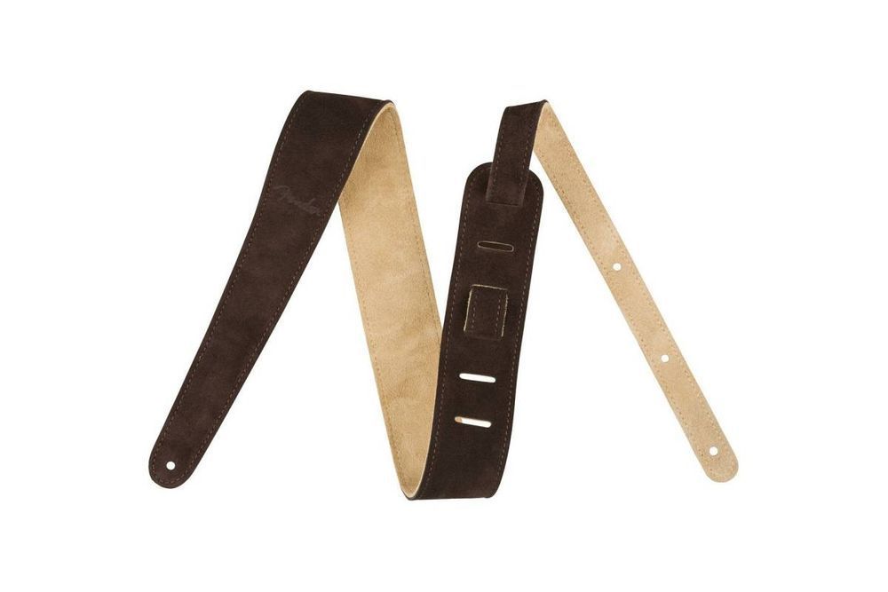 FENDER STRAP 2" REVERSIBLE SUEDE BROWN/TAN Ремінь гітарний FE-0583 фото