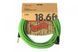 FENDER 18.6' ANGLED FESTIVAL INSTRUMENT CABLE PURE HEMP GREEN Кабель інструментальний FE-0152 фото 1