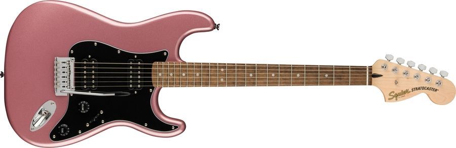 SQUIER by FENDER AFFINITY SERIES STRATOCASTER HH LR BURGUNDY MIST Электрогитара SQ-0074 фото