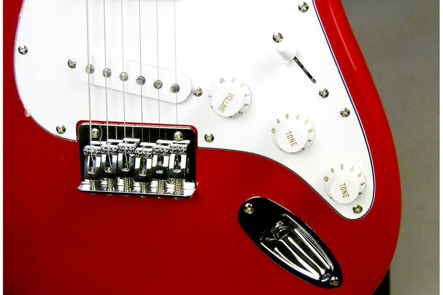 SQUIER by FENDER MM STRAT HT RED Електрогітара SQ-0042 фото