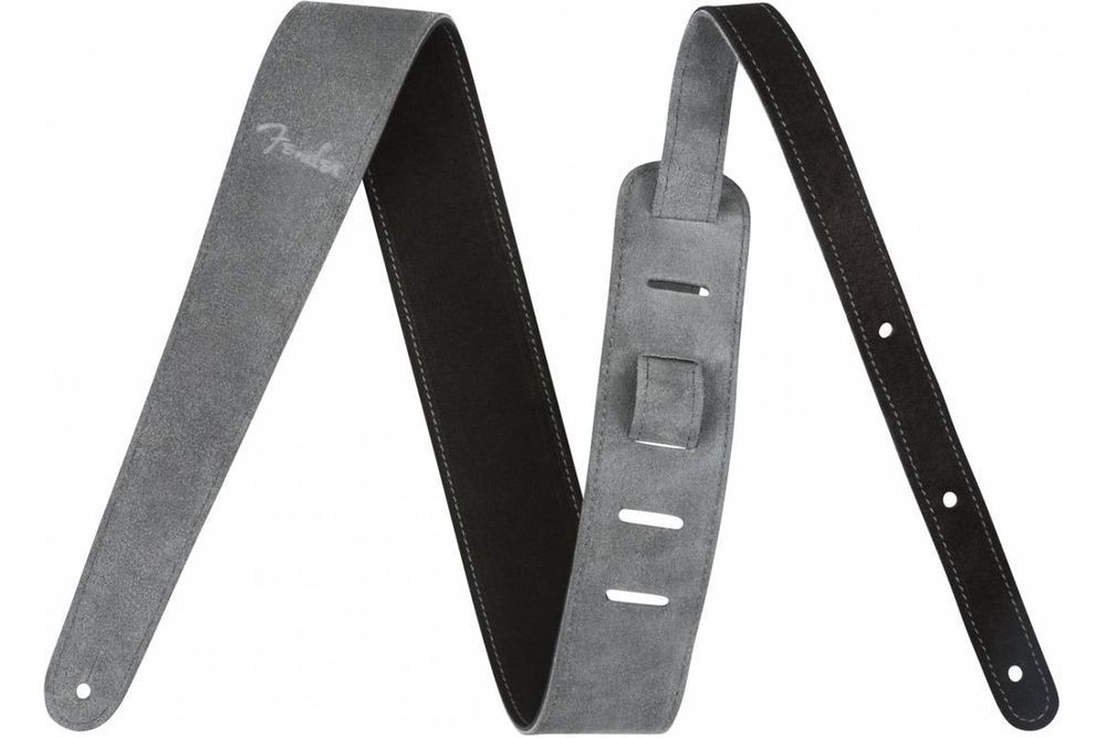 FENDER STRAP 2" REVERSIBLE SUEDE BLACK/GRAY Ремінь гітарний FE-0582 фото