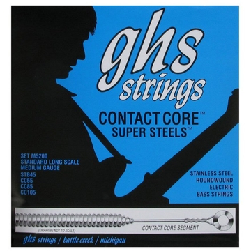 Струни для бас-гітари GHS 5M CC фото 1