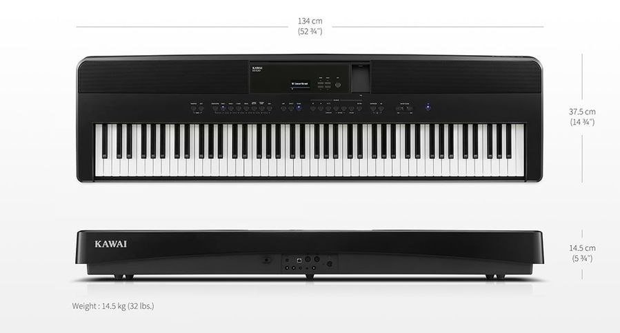 Цифрове піаніно Kawai ES520B чорне KA-0163 фото