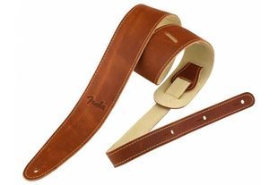 FENDER STRAP 2" BALL GLOVE LEATHER BROWN Ремень гитарный FE-0576 фото