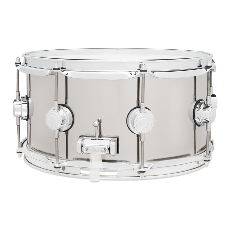 DW DRVL6513SPCStainless Steel Snare Drum 6.5x13 DW-X289 фото