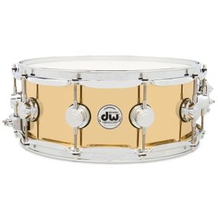 DW DRVN5514SPCPolished Brass Snare Drum 5.5x14 DW-X290 фото