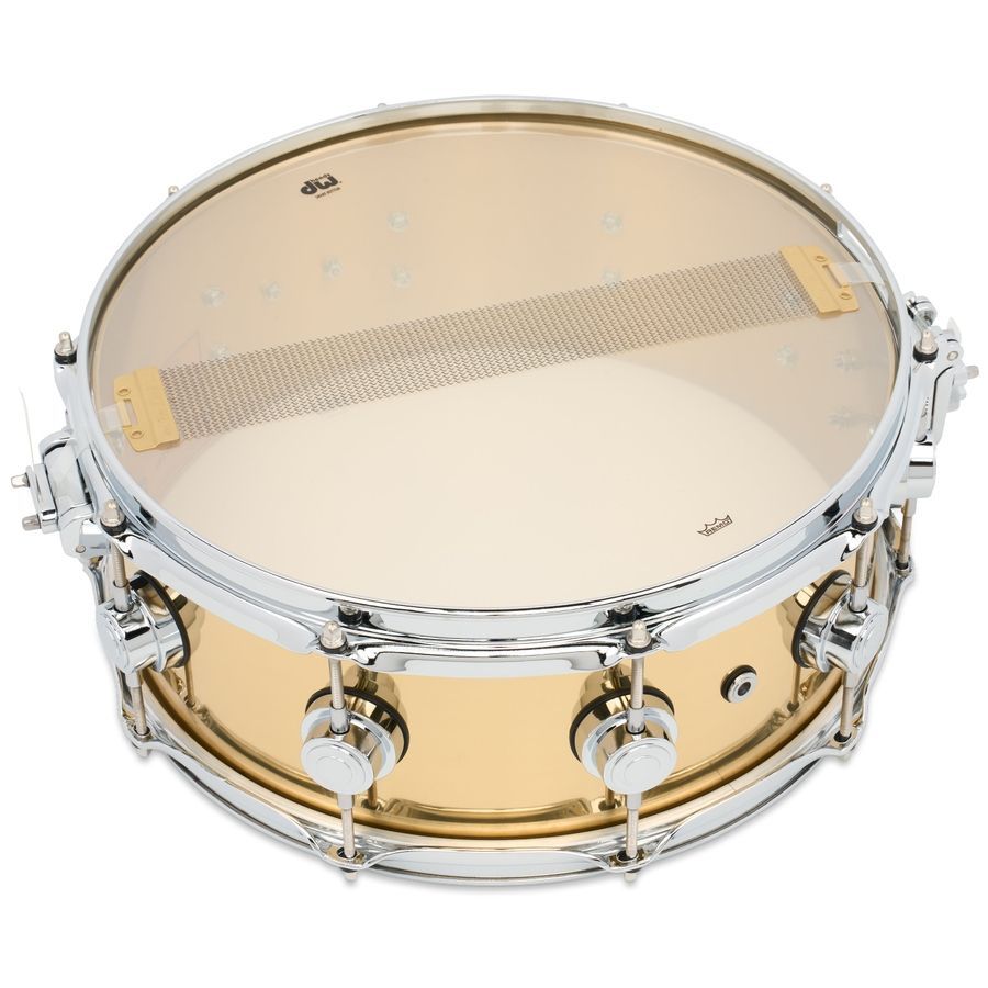 DW DRVN5514SPCPolished Brass Snare Drum 5.5x14 DW-X290 фото
