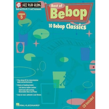 Best of Bebop Jazz Play-Along Volume 5 Hal Leonard 841689 Ноти фото 1