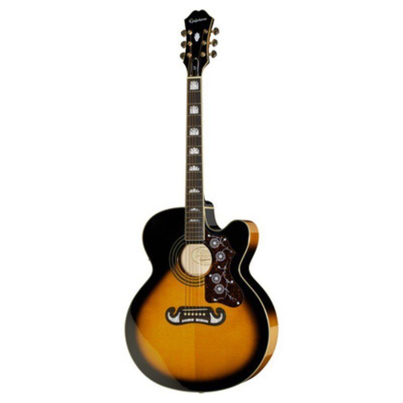 Электроакустическая гитара EPIPHONE EJ-200SCE VS/GH EP-0019 фото