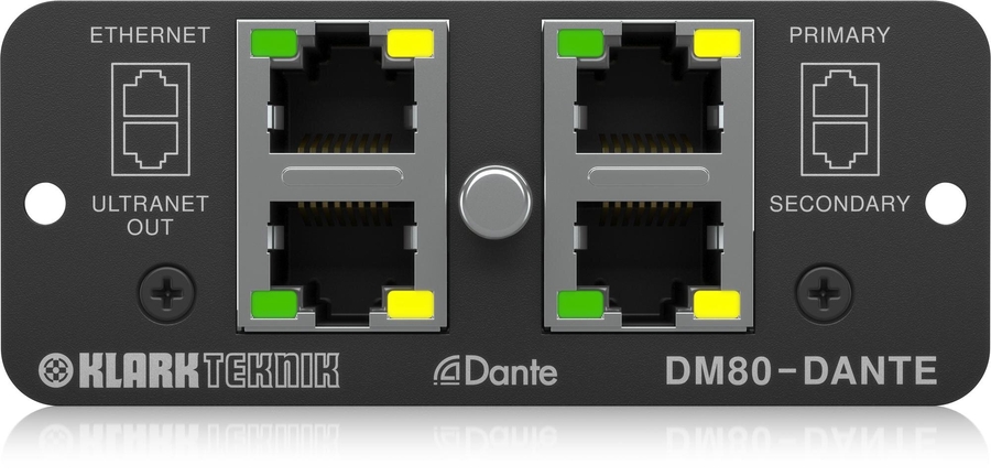 Інтерфейс для аудіо-процесора Klark Teknik DM80-DANTE фото 1