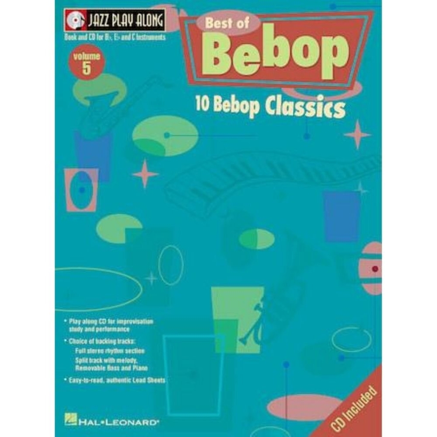 Best of Bebop Jazz Play-Along Volume 5 Hal Leonard 841689 Ноты фото 1
