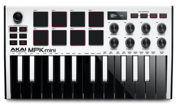 MIDI клавіатура AKAI MPK MINI MK3 White фото 1