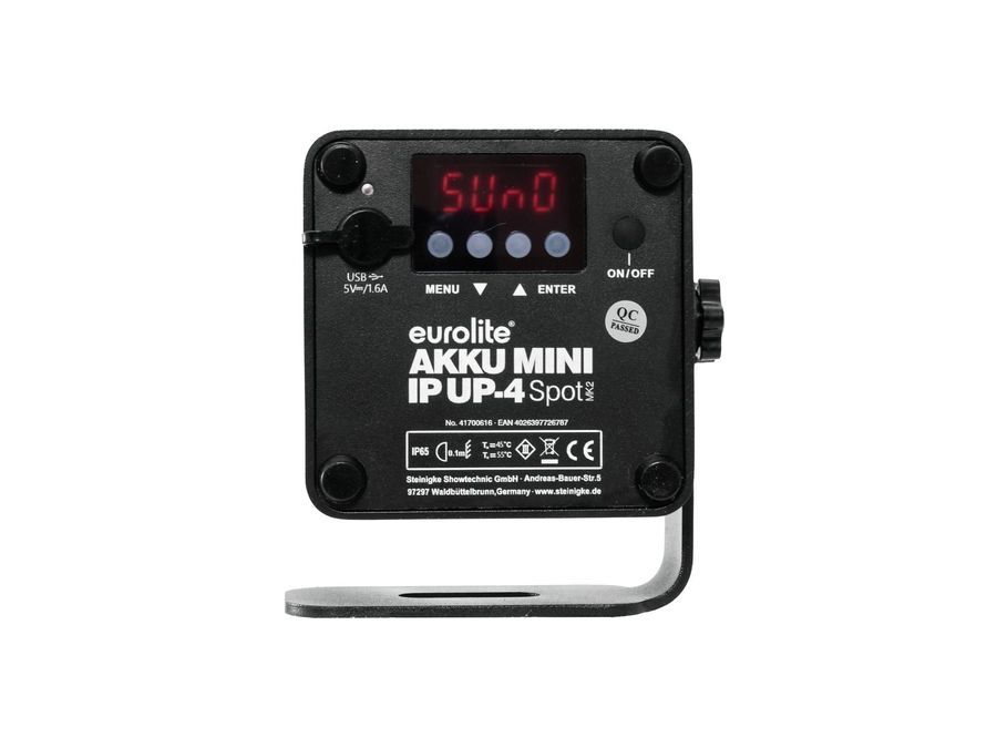 EUROLITE AKKU Mini IP UP-4 QCL Spot MK2 EL-0296 фото