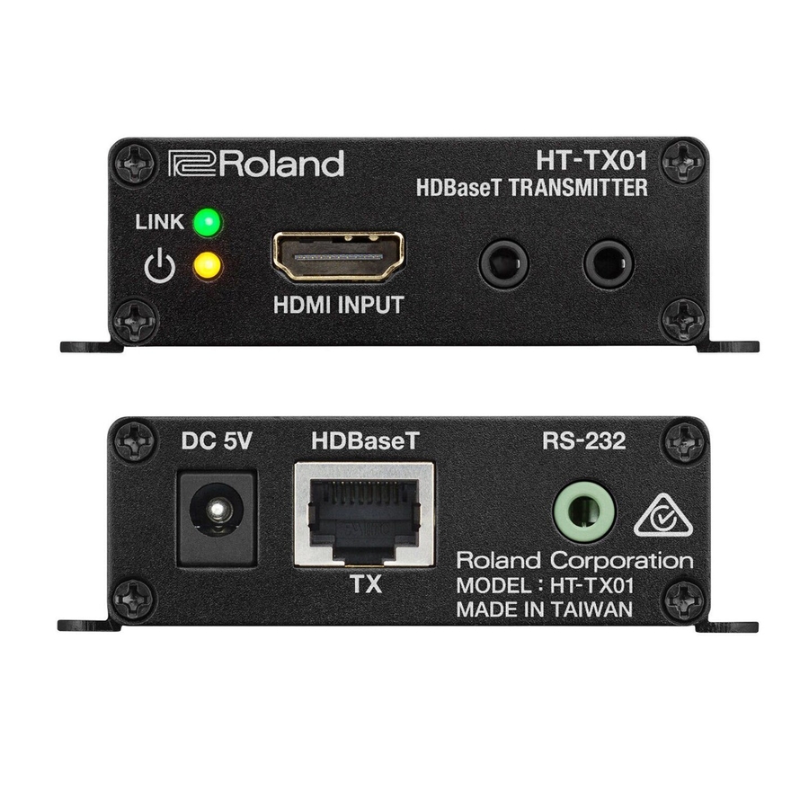 Передатчик сигнала HDBaseT Roland HT-TX01 фото 5