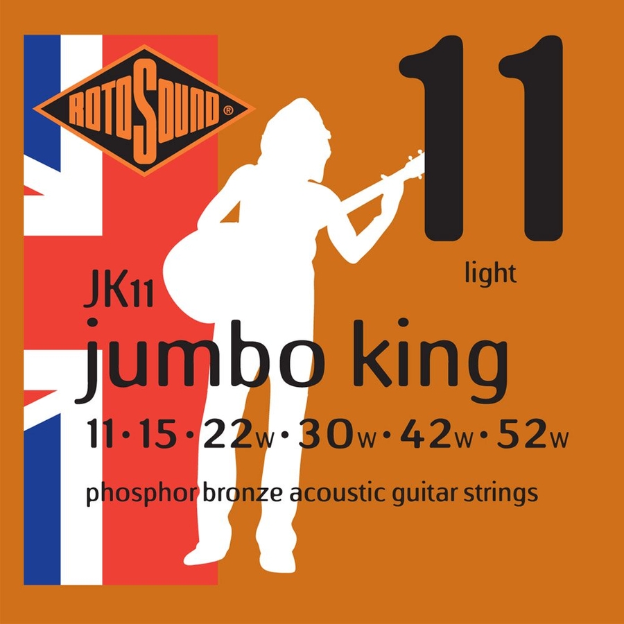 Струни для акустичної гітари Rotosound JK11 фото 1