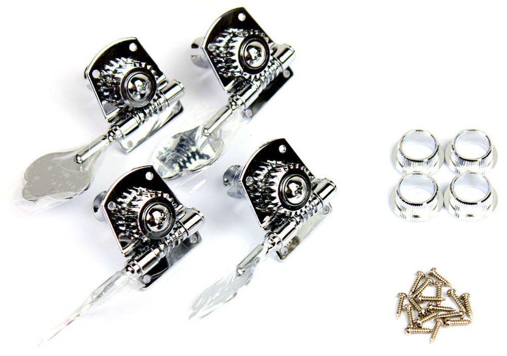 FENDER BASS TUNING MACHINES STANDARD-HIGHWAY ONE SERIES CHROME (4) Колки для бас-гитары FE-0244 фото