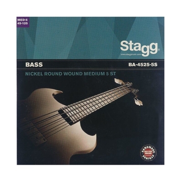 Струни для бас-гітари Stagg BA-4525-5S фото 1