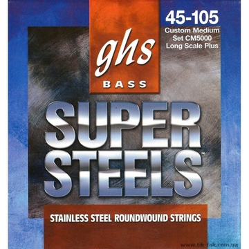 Струни для бас-гітари GHS CM5000 фото 1