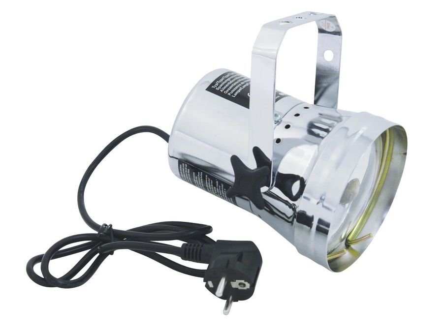 EUROLITE T-36 Pinspot with Plug, silver EL-1531 фото