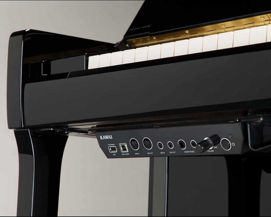 Акустичне піаніно KAWAI E200 ATX3L SB чорне фото 2